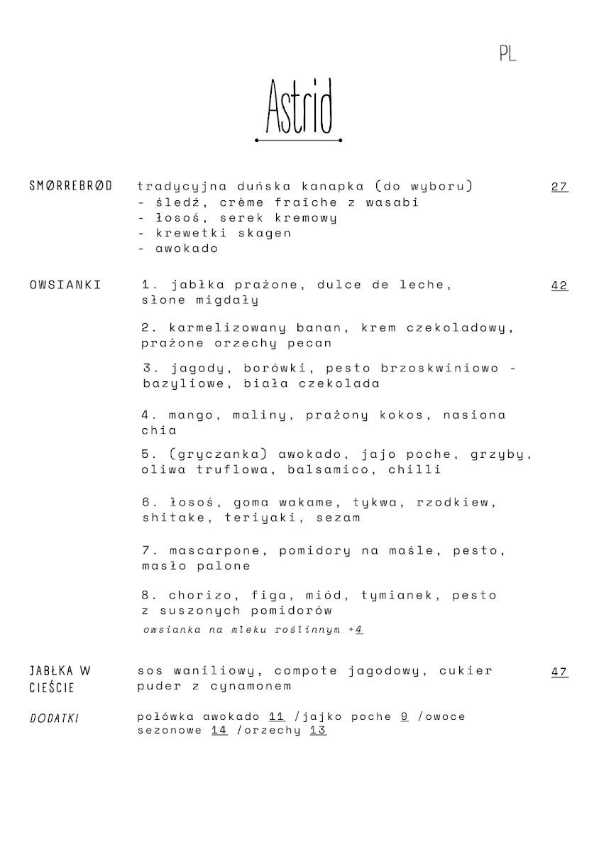 Menu Astrid-1