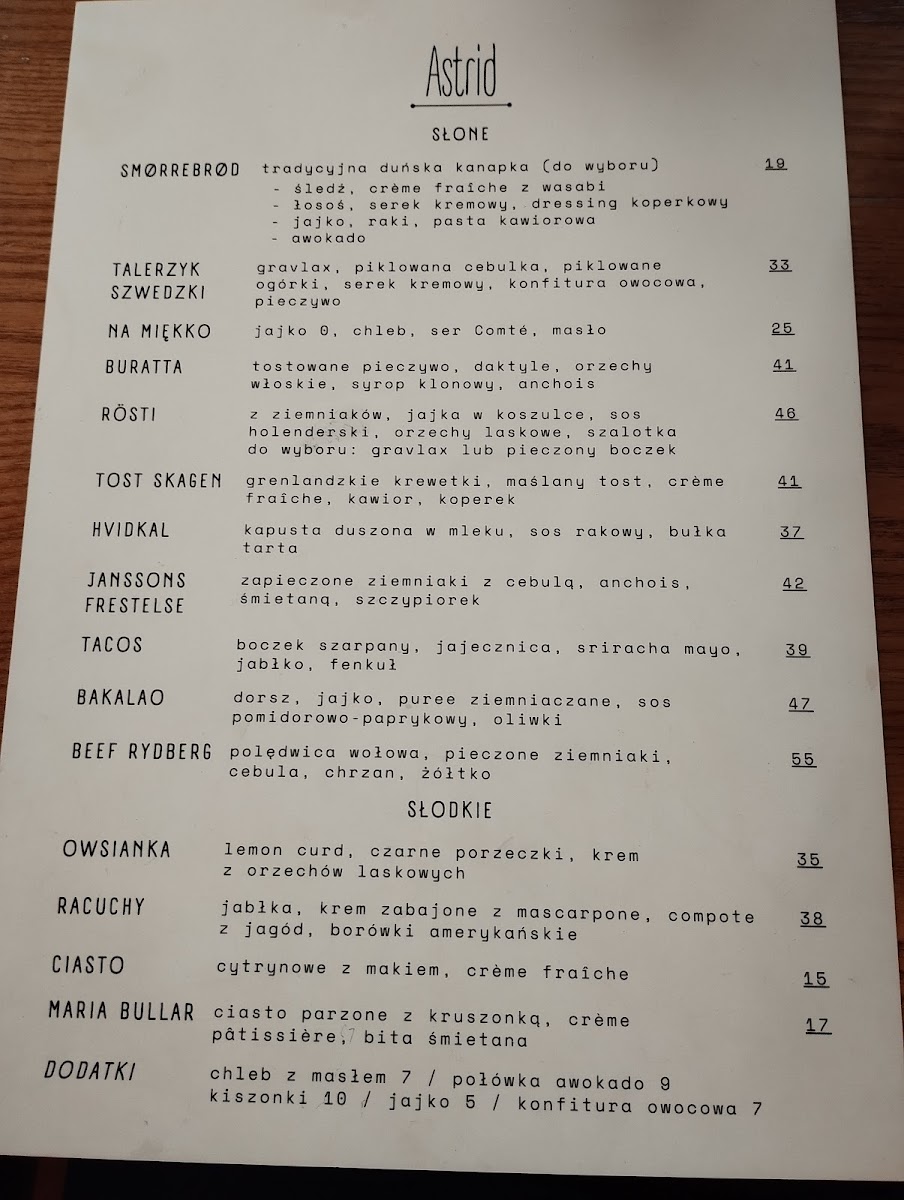 Menu Astrid-8